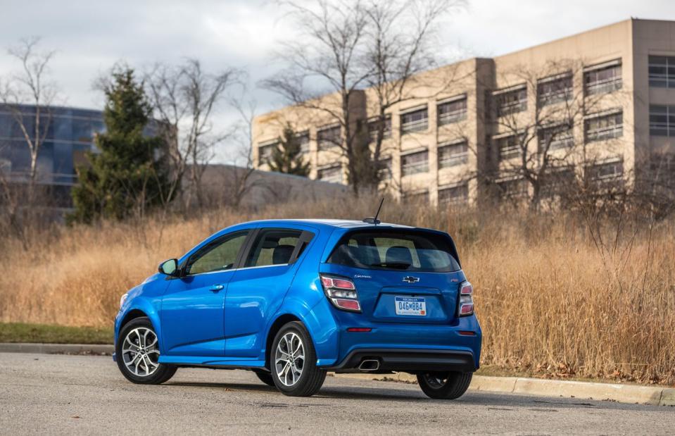 <p>Our test car rang in at $22,685; the closest competitor we've tested is a Ford Fiesta at $20,620, and the last Yaris we reviewed (and loved) stickered at only $16,815. Even if you passed on the sunroof, the Kinetic Blue Metallic paint, and the Driver Confidence and Convenience packages that came optional on our automatic hatchback, you'd still be looking at a $20,295 sticker price.</p>