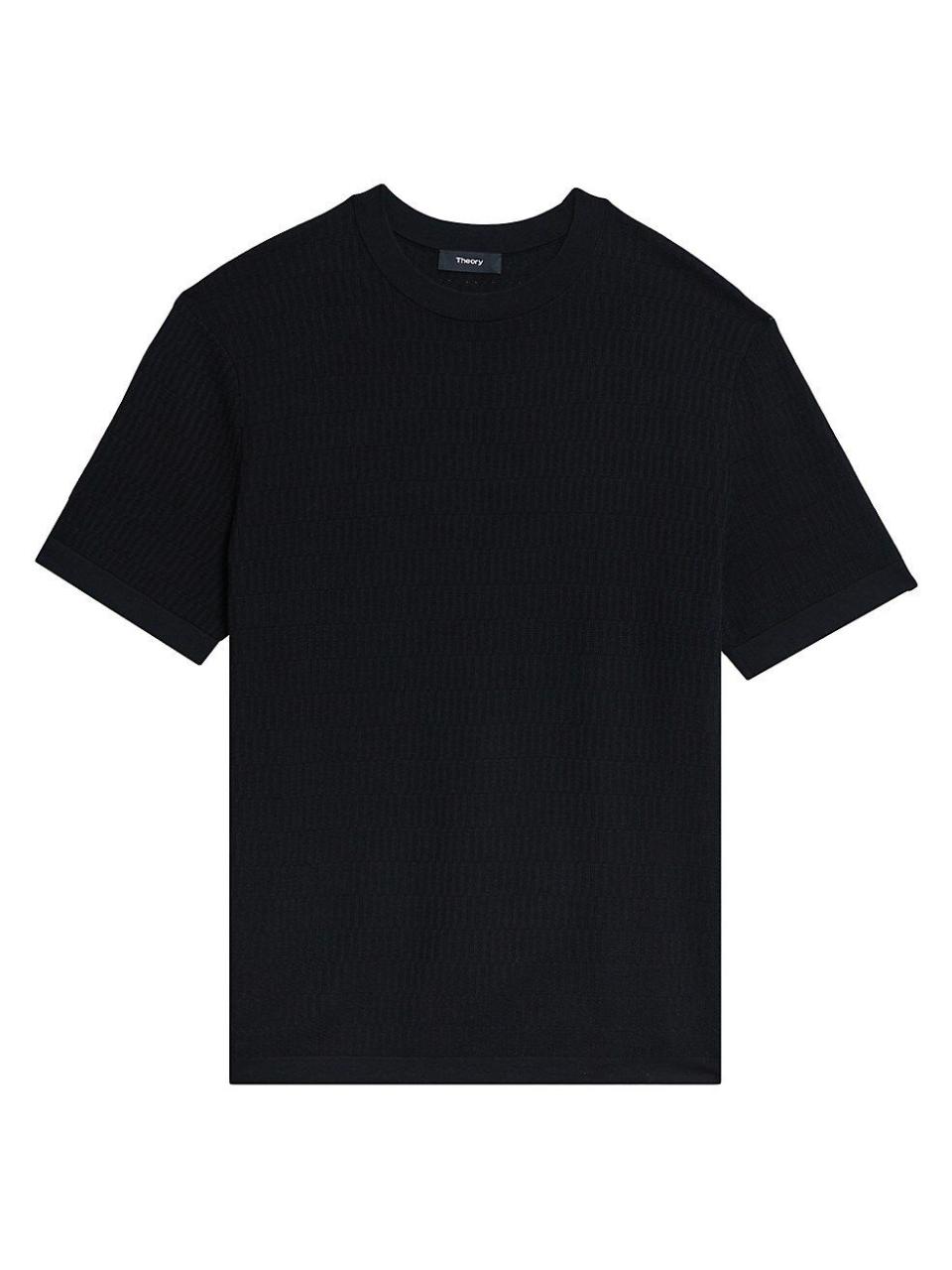 6) Theory Damian Knit T-Shirt