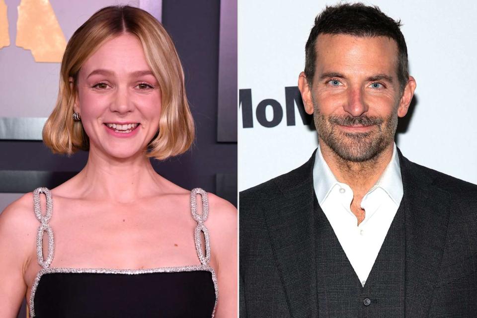 <p>Jon Kopaloff/Getty, Dimitrios Kambouris/WireImage</p> Carey Mulligan and Bradley Cooper