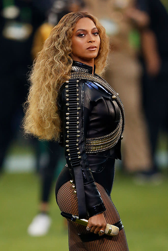 Beyoncé's Black Panther Party-inspired outfit from Super Bowl 2016 was more than just a fashion statement. (Photo: Getty)
