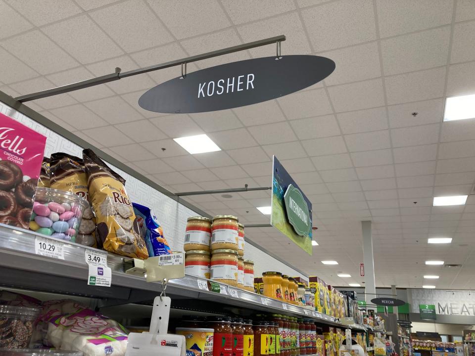 The kosher section at Publix in Tennessee.