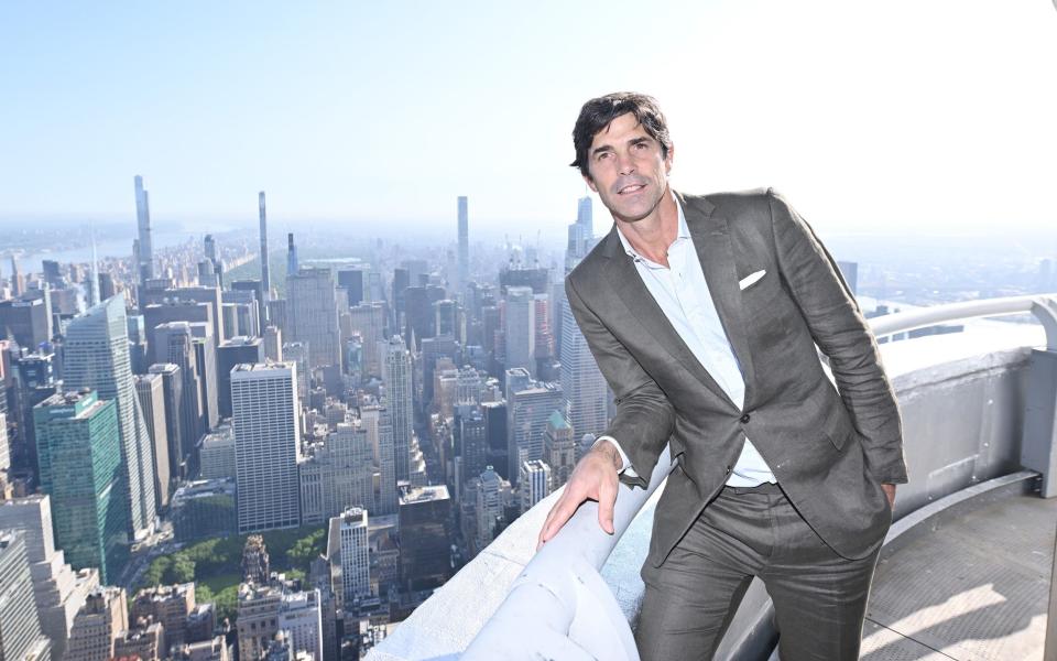 Nacho Figueras visits The Empire State Building in New York City in May this year