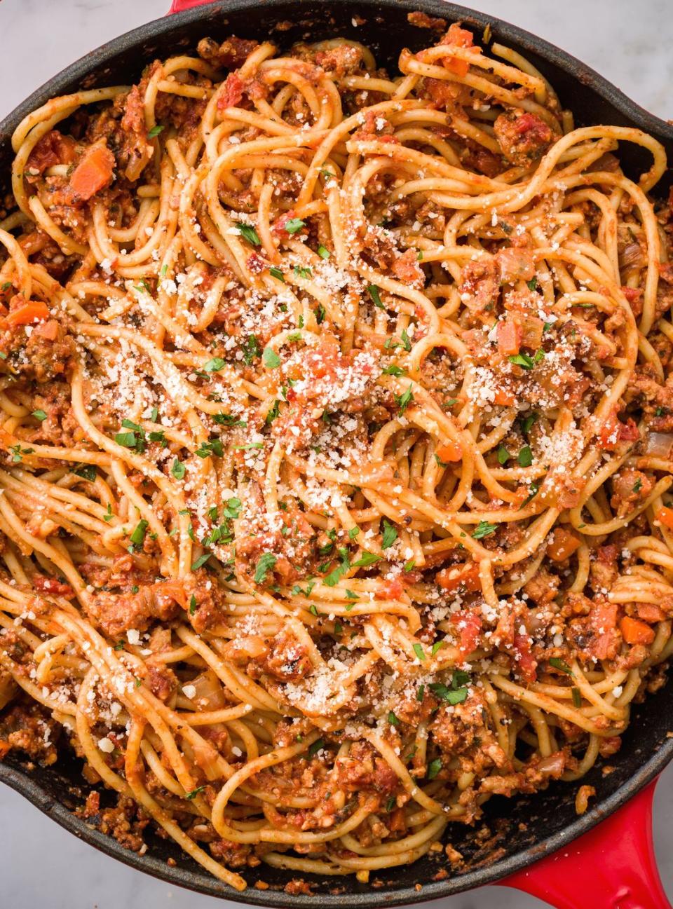 Spaghetti With Turkey Ragu