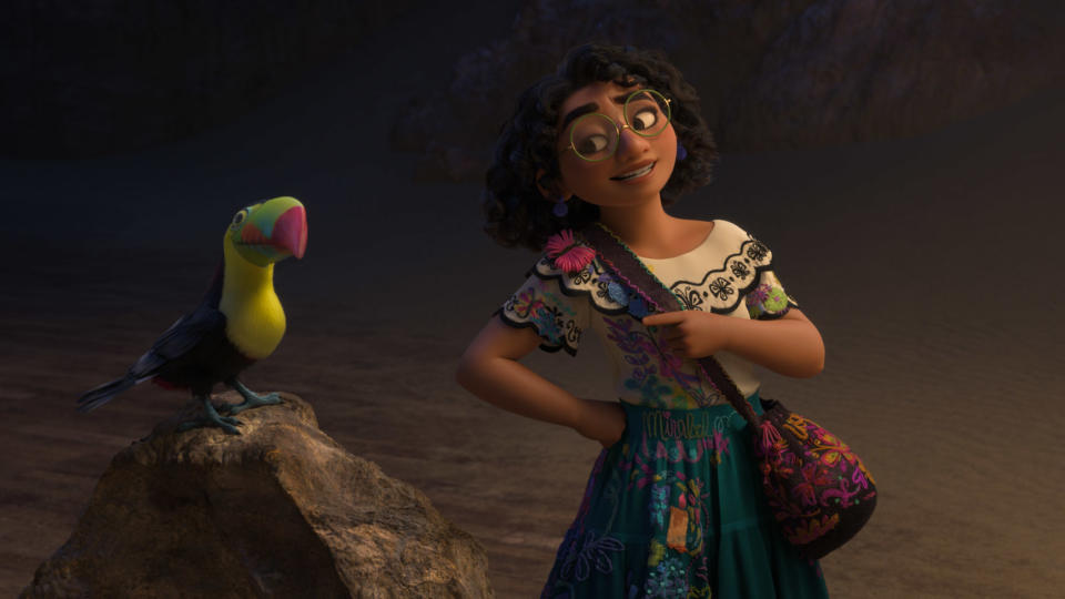 Disney lucky charm Alan Tudyk provides the sounds of toucan Pico in 'Encanto'. (Disney)