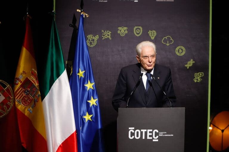 El presidente de Italia, Sergio Mattarella