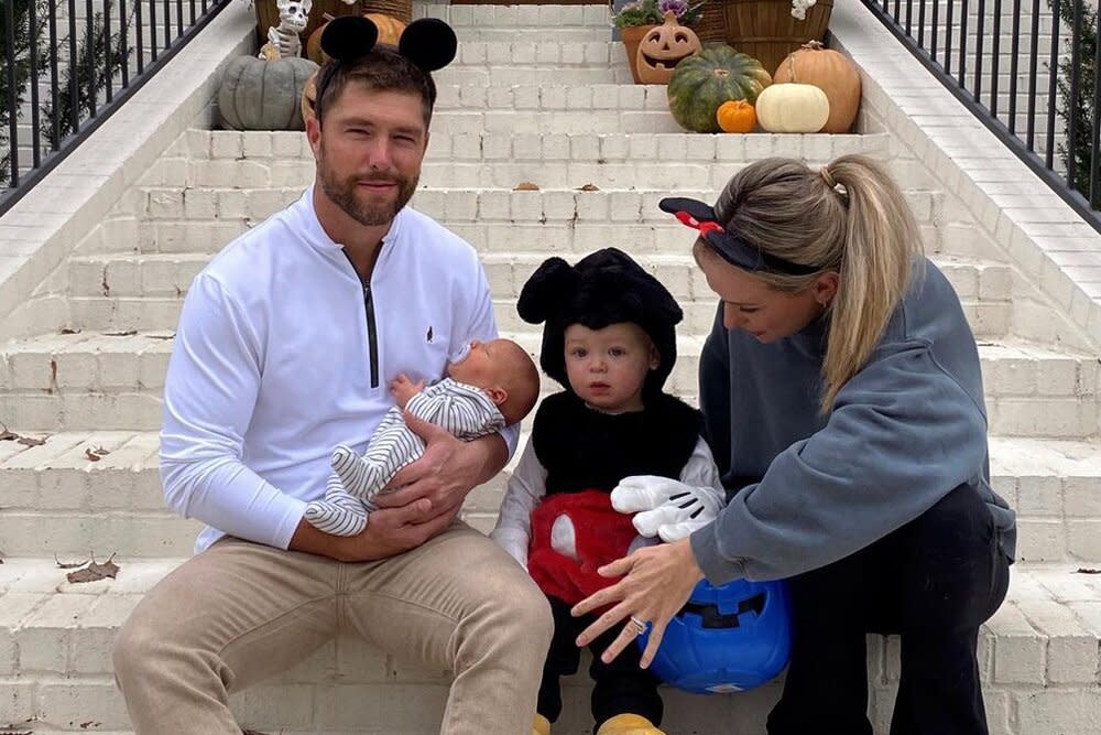 Chris and Lauren Lane Celebrate First Halloween as Parents of Two