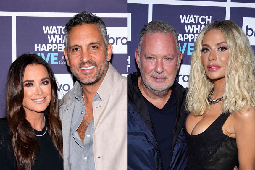 Split of Kyle Richards and Mauricio Umansky and Dorit Kemsley and Paul Kemsley.