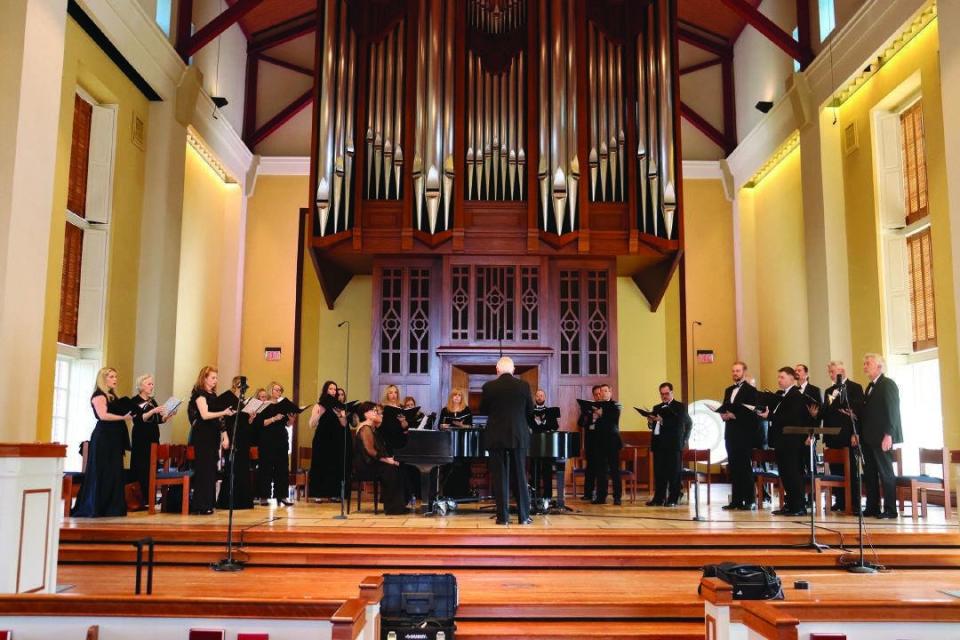 The Herring Chamber Ensemble – made up of selected members of The Greenville Chorale – will perform Feb. 25 at the Charles E. Daniel Chapel at Furman University.