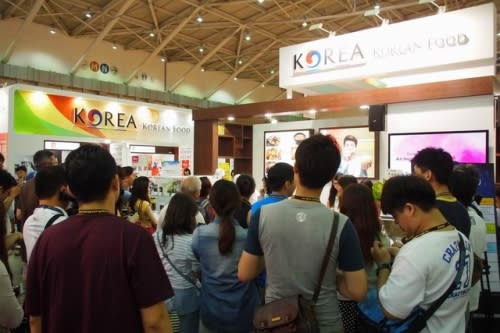 2014台北國際食品展 韓國館熱鬧開展 「來自星星的美味」大受好評