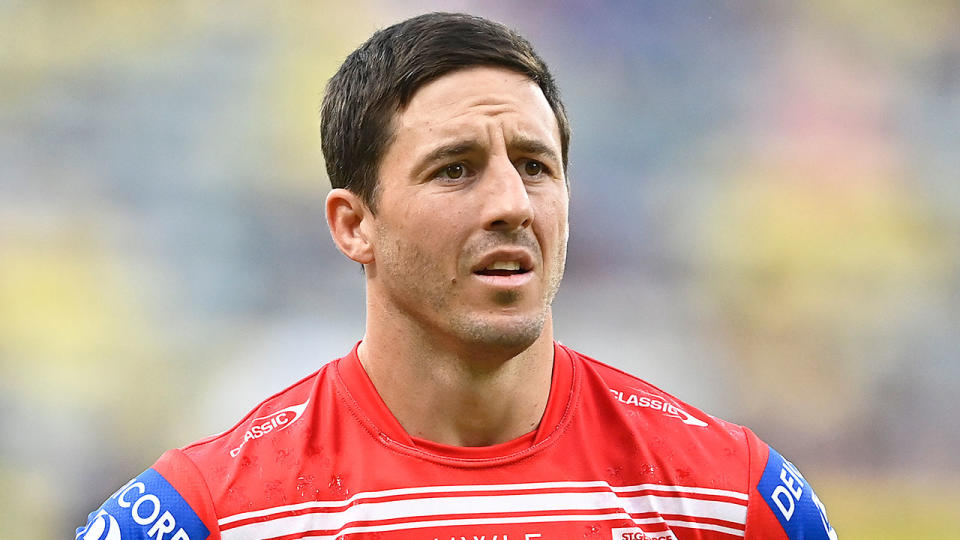 Pictured here, Dragons NRL captain Ben Hunt, who was expected to make a mid-season switch to the Brisbane Broncos.