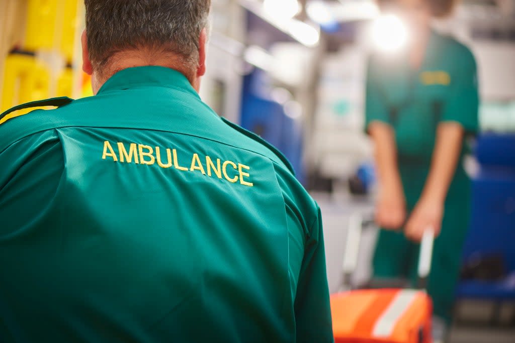 Assaults against female ambulance staff have risen by 48 per cent in the last five years (Getty Images)