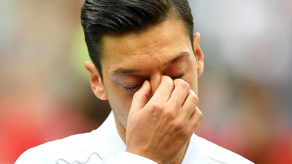 Ozil is fed up with German soccer. Pic: Getty