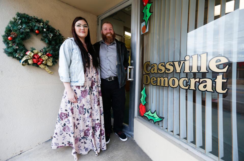 Jordan and Kyle Troutman will become the owners of the 151-year-old Cassville Democrat on Jan. 1st after buying the newspaper from CherryRoad Media.