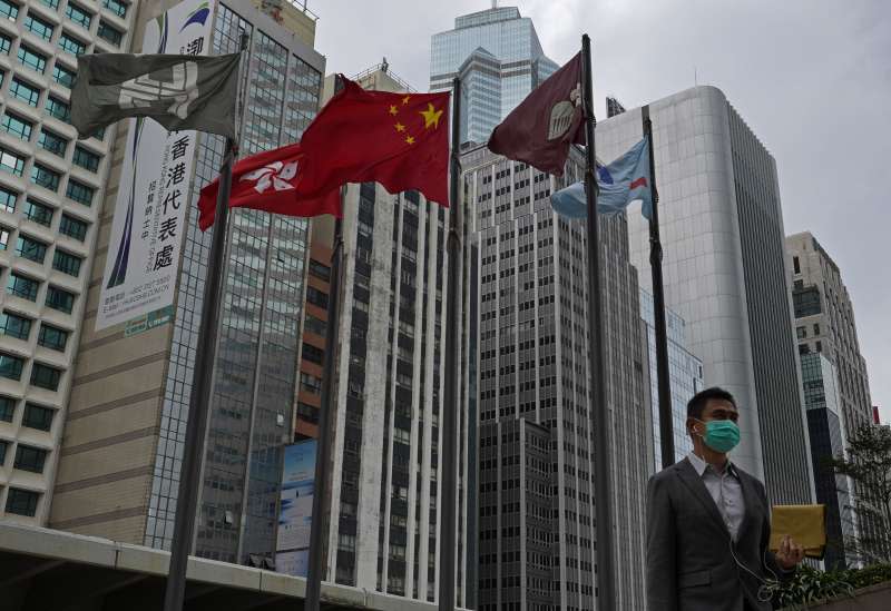 中國武漢肺炎疫情持續蔓延，香港如臨大敵（AP）