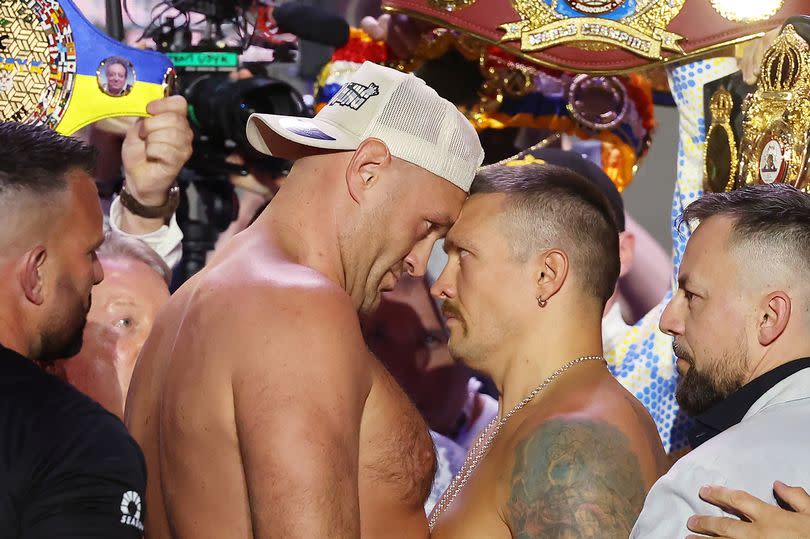 Tyson Fury takes on Oleksandr Usyk tonight