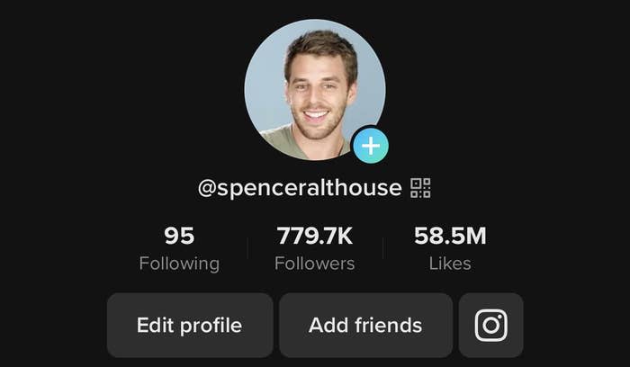 A screenshot of my tiktok profile