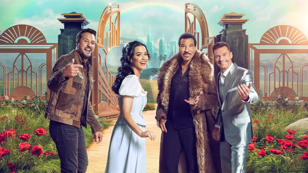  Luke Bryan, Katy Perry, Lionel Richie and Ryan Seacrest in American Idol season 22 promo. 