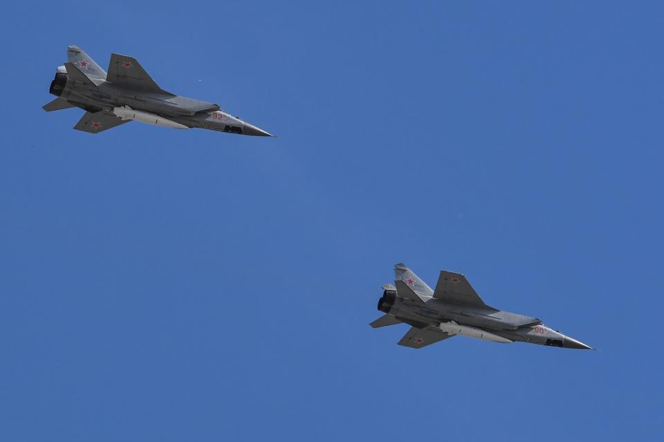 File photo: A Russian MiG-31 jet (AFP via Getty Images)