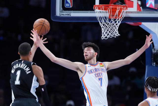 Thunder Benching Chet Holmgren For 1 Game: Fans React - The Spun