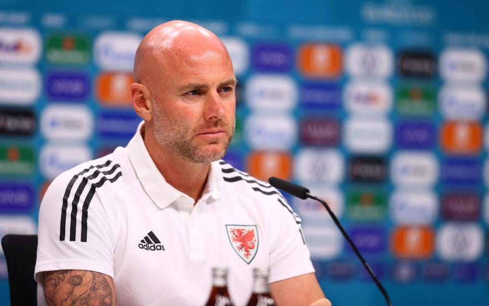 Rob Page speaks to the media - GETTY IMAGES
