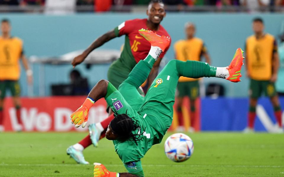 Leao scores Portugal's third - REUTERS/Jennifer Lorenzini