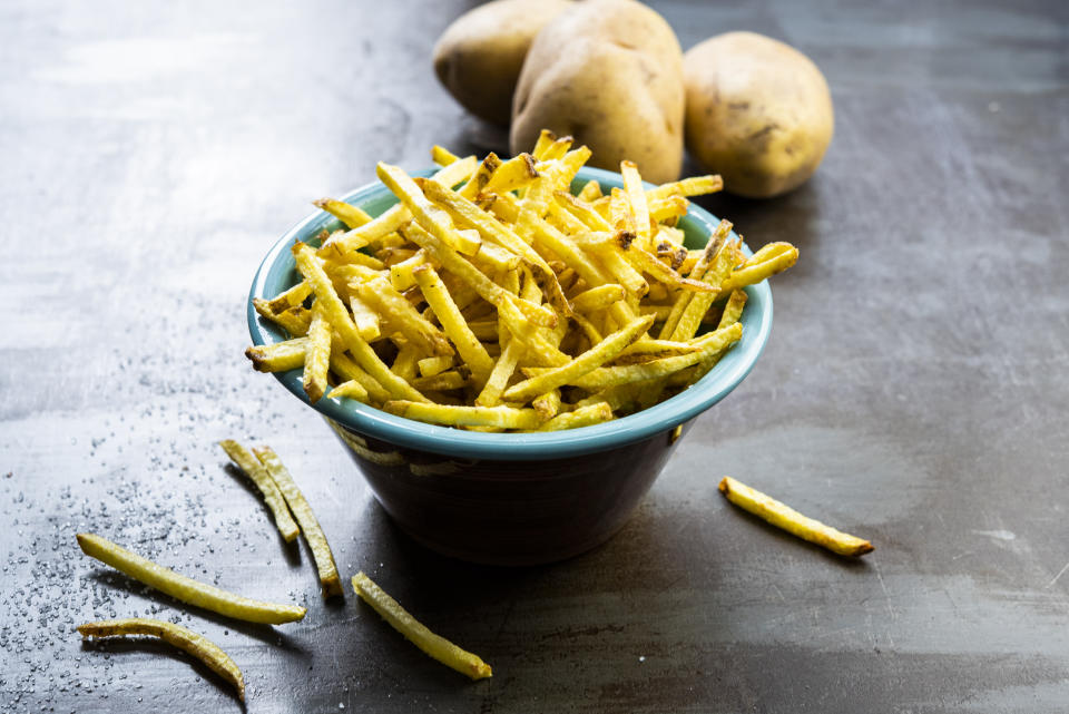 Las patatas fritas con piel de Timesburg. Foto: Timesburg