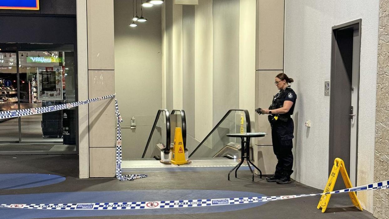 A 70yo woman has been stabbed to death in front of her young granddaughter at a suburban shopping centre. Picture: NCA NewsWire