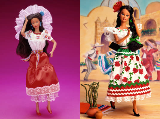 <b>Mexico Barbie, 1989 and 1996</b>