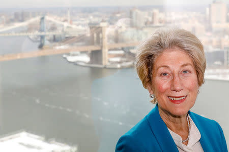 Shira Scheindlin, a former Manhattan federal judge, poses for a portrait at her firm's office in New York City, U.S., January 8, 2018. Picture taken January 8, 2018. REUTERS/Brendan McDermid