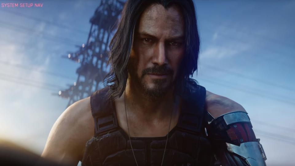 Keanu Reeves sollte ursprünglich nur einen Gastauftritt als Rocker Johnny Silverhand in "Cyberpunk 2077" haben. Doch die Resonanz war so überwältigend, dass weit mehr daraus wurde. (Bild: CD Projekt Red)