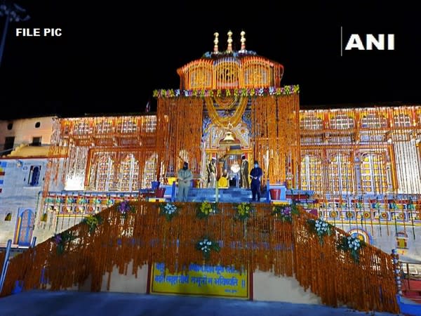 Badrinath Temple (File Photo/ANI)