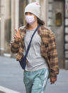 <p>Jared Leto shares a peace sign as he walks through Via del Corso on Sunday in Rome.</p>