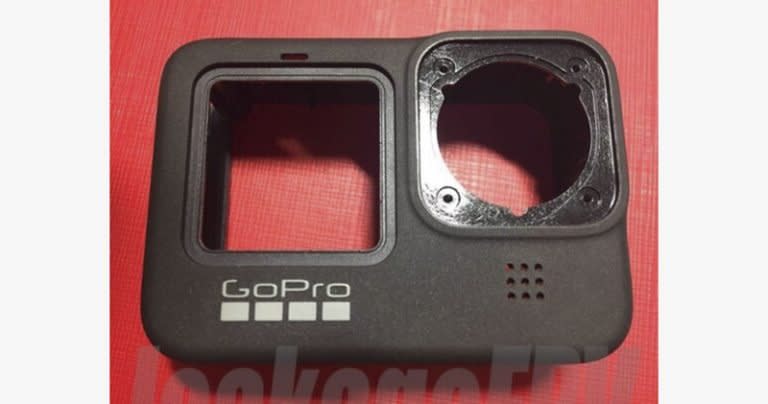 疑似 GoPro Hero 9 正面外殼曝光，內建自拍螢幕看起來「很 DJI」
