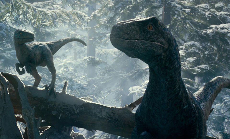 Los velocipraptors en 'Jurassic World: Dominion' (Universal Pictures/Amblin Entertainment)