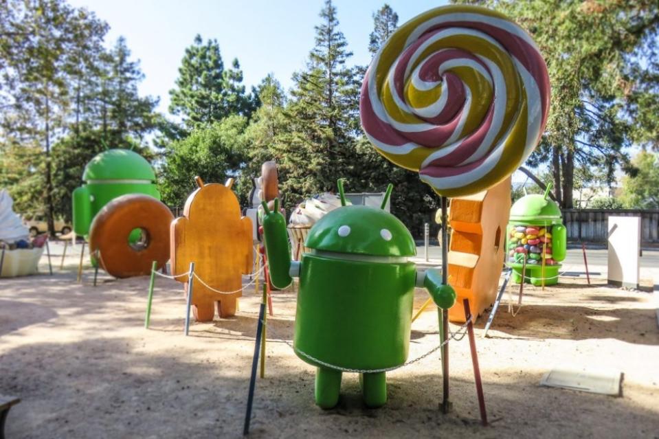 報導指稱陳列在Google總部的歷代Android雕像，已經移至未對外公開地區