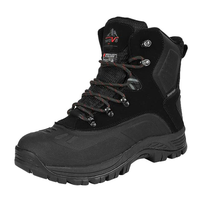 <p>Courtesy of Amazon</p><p>An Amazon bestseller, this Nortiv 8 snow boot is going to end up in many homes this year. A high-traction rubber sole and waterproof materials keep this shoe weather-ready with insulation that has it prepped for temps down to under 25 degrees.</p><p><strong>What Customers Say:</strong> With so many five-star ratings, these boots are holding down a score of 4.5 overall. Customers agree that their feet stay warm and dry—the main point of a snow boot—and that it doesn’t get much better for this price. They also make a great gift, as outlined by <a href="https://clicks.trx-hub.com/xid/arena_0b263_mensjournal?q=https%3A%2F%2Fwww.amazon.com%2Fgp%2Fcustomer-reviews%2FR2B3BQC374W30Z%3FlinkCode%3Dll2%26tag%3Dmj-yahoo-0001-20%26linkId%3D88c549cb547ca801ace009af32026bb5%26language%3Den_US%26ref_%3Das_li_ss_tl&event_type=click&p=https%3A%2F%2Fwww.mensjournal.com%2Fstyle%2Famazon-prime-day-october-2023-boots-deals%3Fpartner%3Dyahoo&author=Anthony%20Mastracci&item_id=ci02cb8902b0002758&page_type=Article%20Page&partner=yahoo&section=hiking%20boots&site_id=cs02b334a3f0002583" rel="nofollow noopener" target="_blank" data-ylk="slk:one customer who gave them to her postal working husband;elm:context_link;itc:0;sec:content-canvas" class="link ">one customer who gave them to her postal working husband</a> who walks about 12 miles per day.</p><p>[$48 (was $86); <a href="https://clicks.trx-hub.com/xid/arena_0b263_mensjournal?q=https%3A%2F%2Fwww.amazon.com%2FNORTIV-180411-Insulated-Waterproof-Construction%2Fdp%2FB0C9MLMH4W%3FlinkCode%3Dll1%26tag%3Dmj-yahoo-0001-20%26linkId%3D34b26a0c9eb2f8e703c3a4b8d0915582%26language%3Den_US%26ref_%3Das_li_ss_tl&event_type=click&p=https%3A%2F%2Fwww.mensjournal.com%2Fstyle%2Famazon-prime-day-october-2023-boots-deals%3Fpartner%3Dyahoo&author=Anthony%20Mastracci&item_id=ci02cb8902b0002758&page_type=Article%20Page&partner=yahoo&section=hiking%20boots&site_id=cs02b334a3f0002583" rel="nofollow noopener" target="_blank" data-ylk="slk:amazon.com;elm:context_link;itc:0;sec:content-canvas" class="link ">amazon.com</a>]</p>