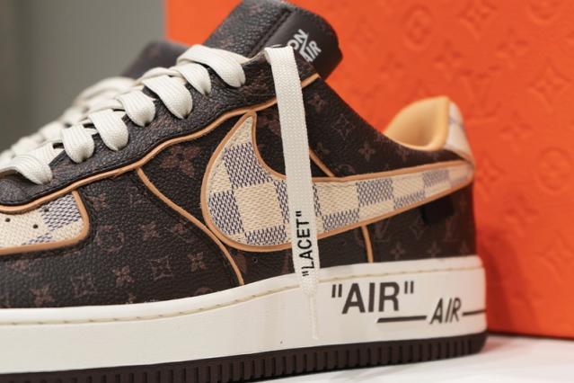 Nike x Louis Vuitton Air Force 1s At A $90,000 Bid On Sotheby's Auction