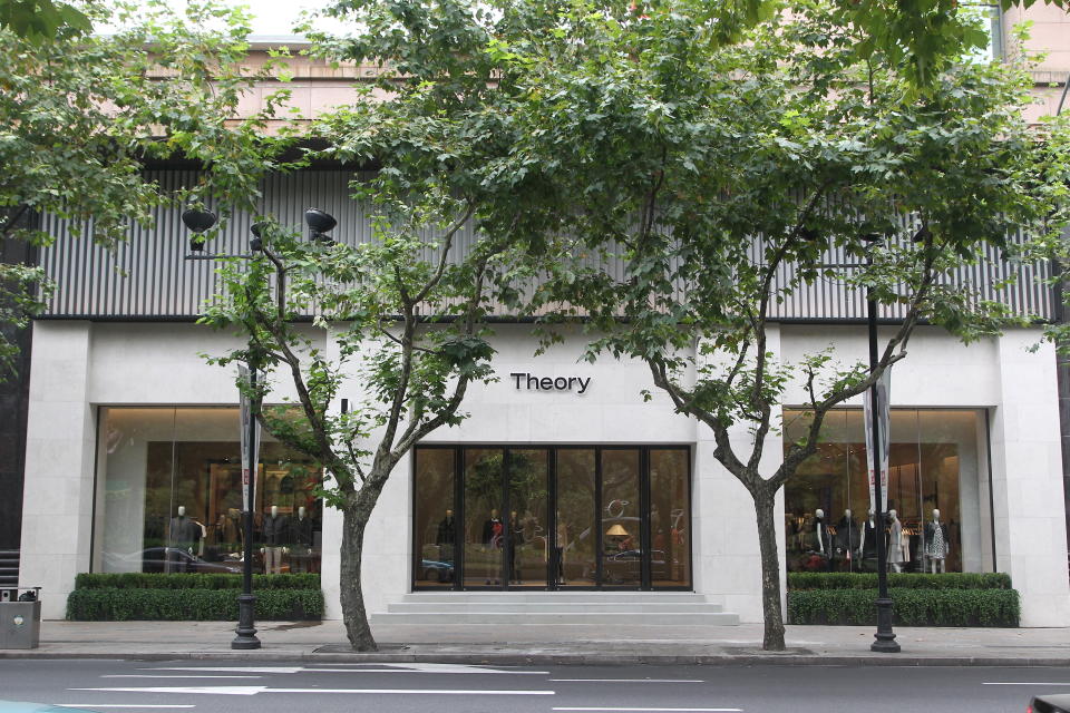 Theory's Shanghai flagship store.