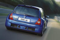 <p>The Clio V6, powered by a mid-mounted <strong>3.0-litre</strong> engine normally found under the bonnet of the <strong>Laguna</strong>, was adequately fast and very exciting to drive. A bit too exciting, in fact. Fitting a tall, heavy engine between the rear wheels of a <strong>short-wheelbase</strong> car is no way to achieve stability. Tales were soon told of enthusiastically driven early V6s flying off into the scenery.</p><p>The second-generation V6 was not noticeably better. Journalists attending the UK press launch of that car could go as fast as they liked along the straights of a <strong>test track</strong>, but were forbidden by Renault from driving it quickly round corners.</p>