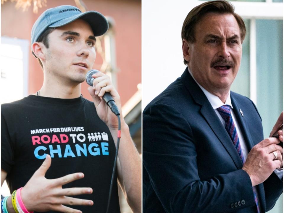 david hogg mike lindell mypillow