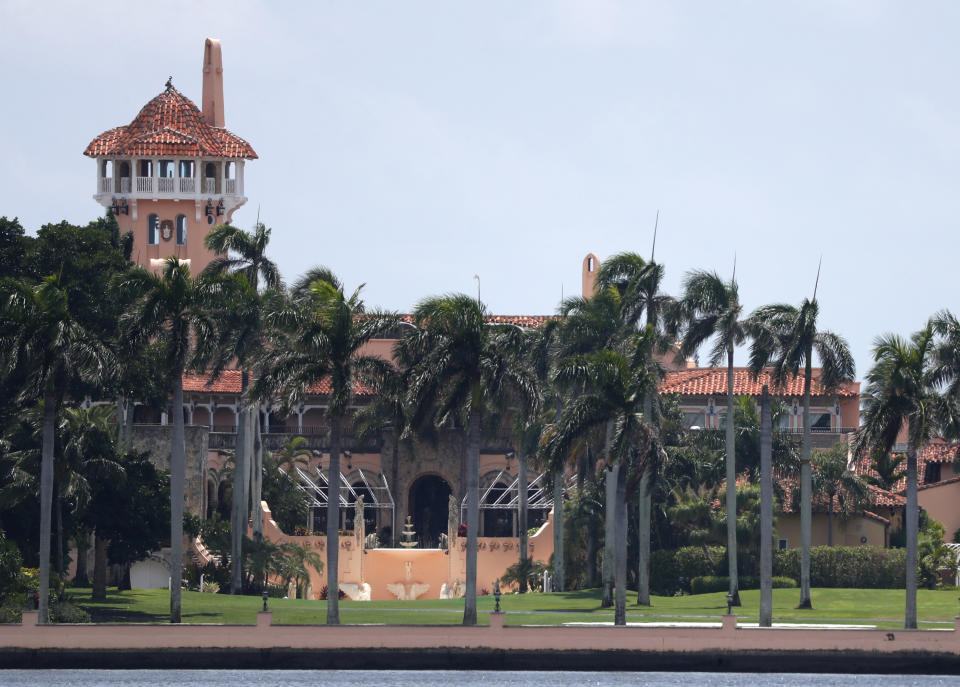 <p>President Donald Trump’s Mar-a-Lago estate is shown in a Wednesday 10 July 2019 file photo, in Palm Beach, Florida.</p> ((Associated Press))