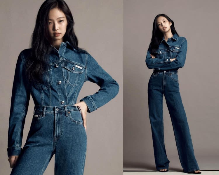 想和 BLACKPINK Jennie 穿同款嗎？那 Calvin Klein 的丹寧套裝就請收進你的衣櫃中 Source: Calvin Klein