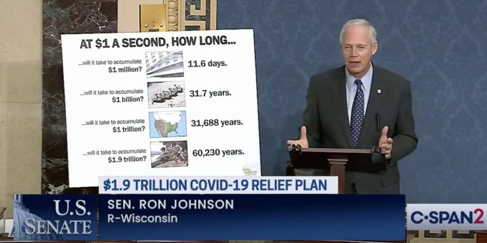 ron johnson covid bill