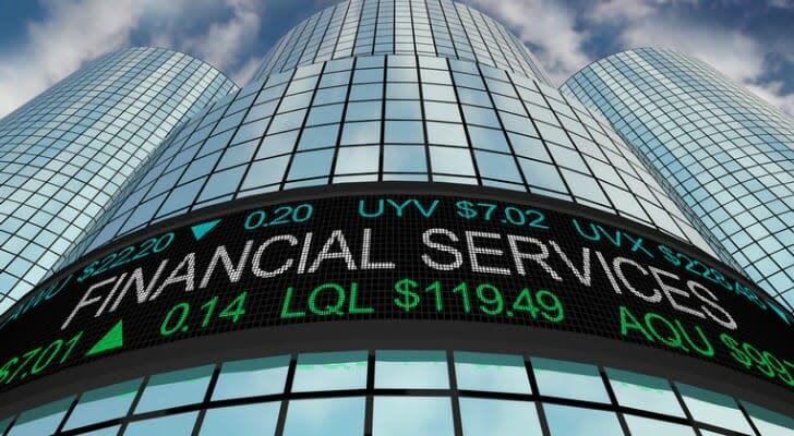 Financial services is one of the largest market sectors.