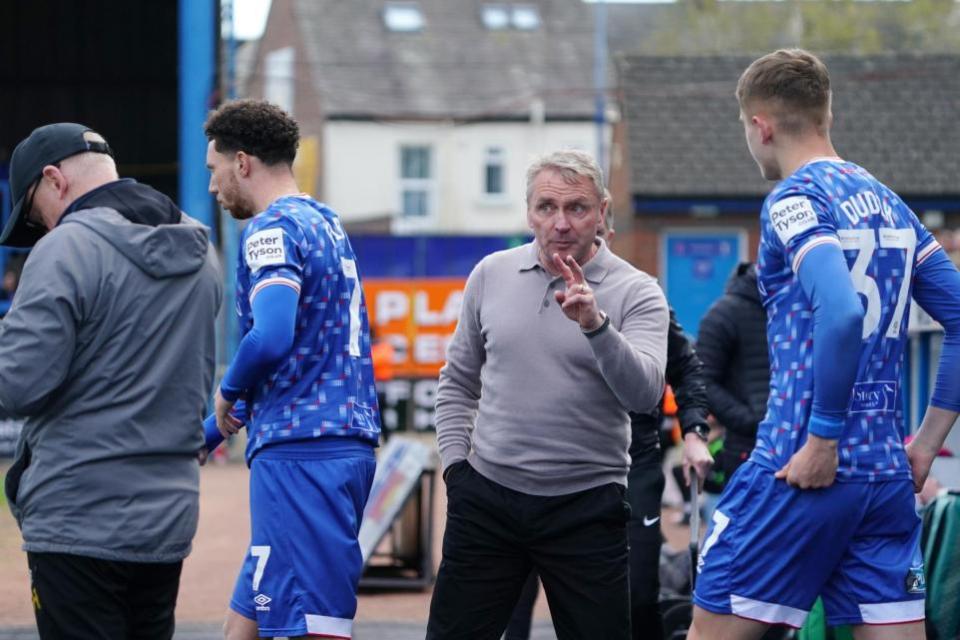 News and Star: Paul Simpson has offered Dudik, right, a new deal