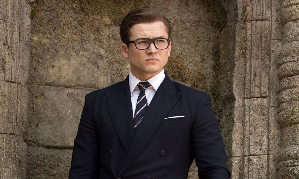 Taron Egerton in Kingsman: The Secret Service in 2014