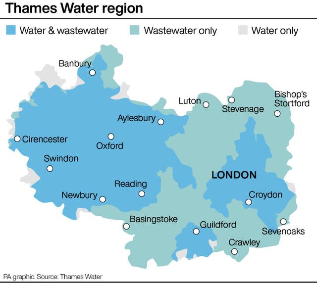 Thames Water region