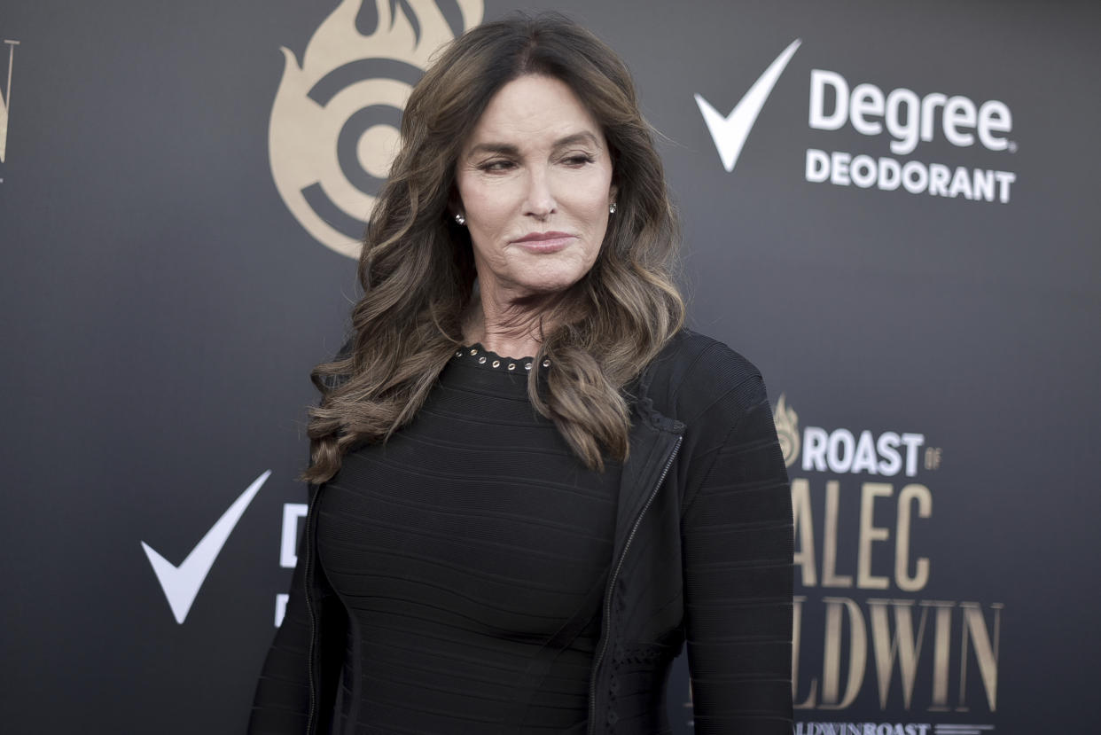 Caitlyn Jenner attends the Comedy Central roast of Alec Baldwin at the Saban Theatre on Saturday, Sept. 7, 2019, in Beverly Hills, Calif. (Photo by Richard Shotwell/Invision/AP