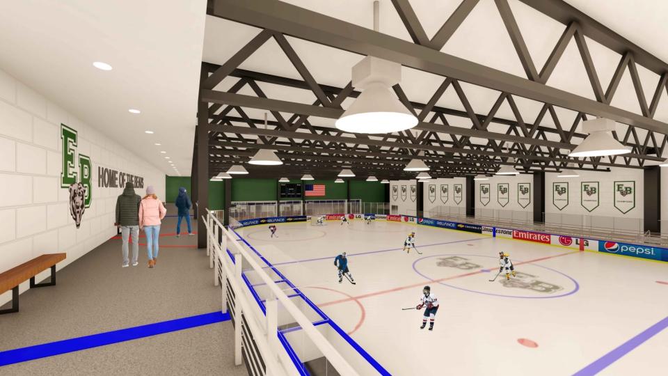 A rendering of the East Brunswick Ice Arena