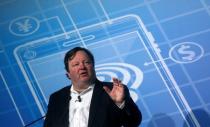 FILE PHOTO: Viacom International Media Networks President and CEO Bakish speaks at the Mobile World Congress in Barcelona